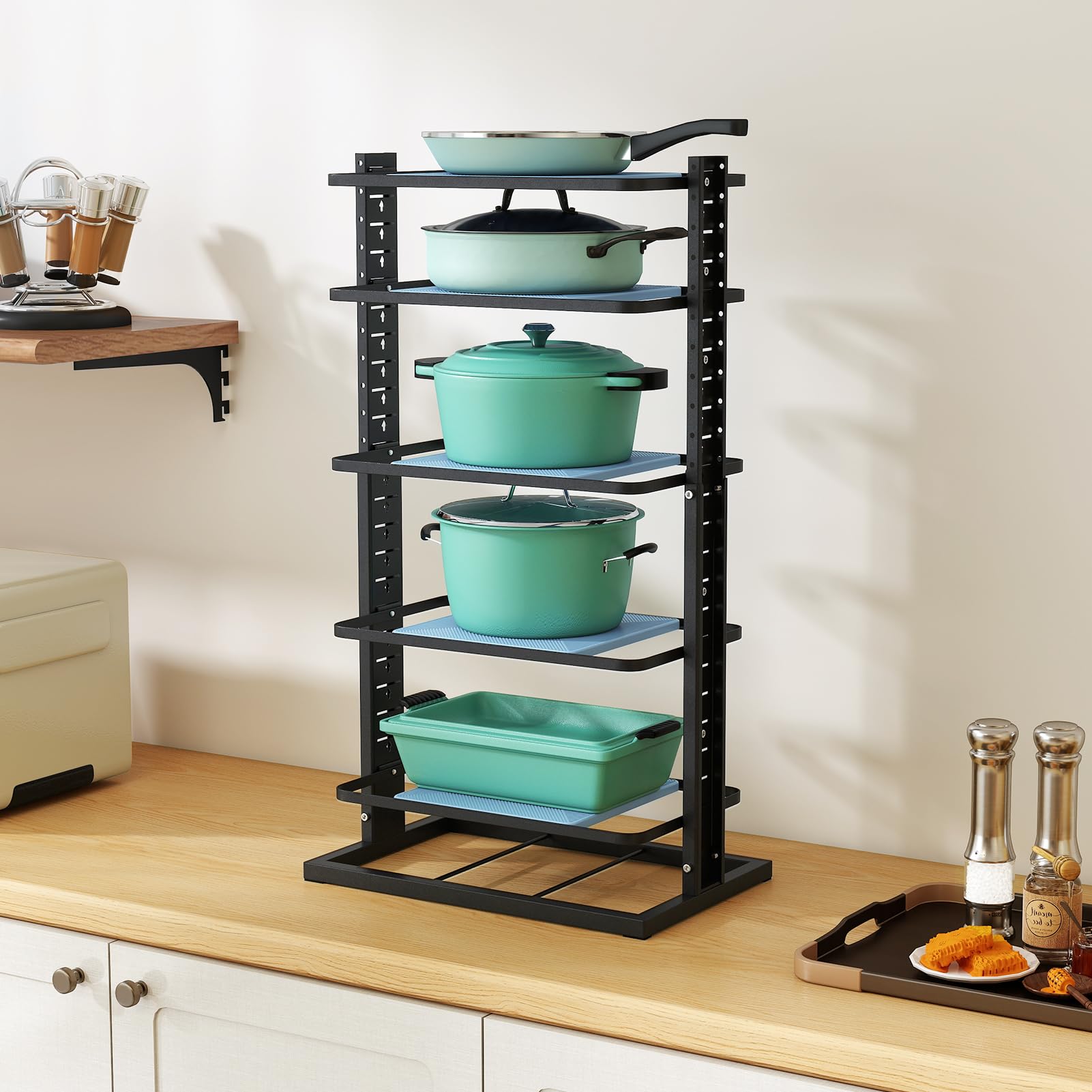 ORDORA sturdy H-shaped steel frame provides durable support for frequent cooking.