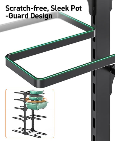 ORDORA tall 23.62-inch height maximizing vertical kitchen storage