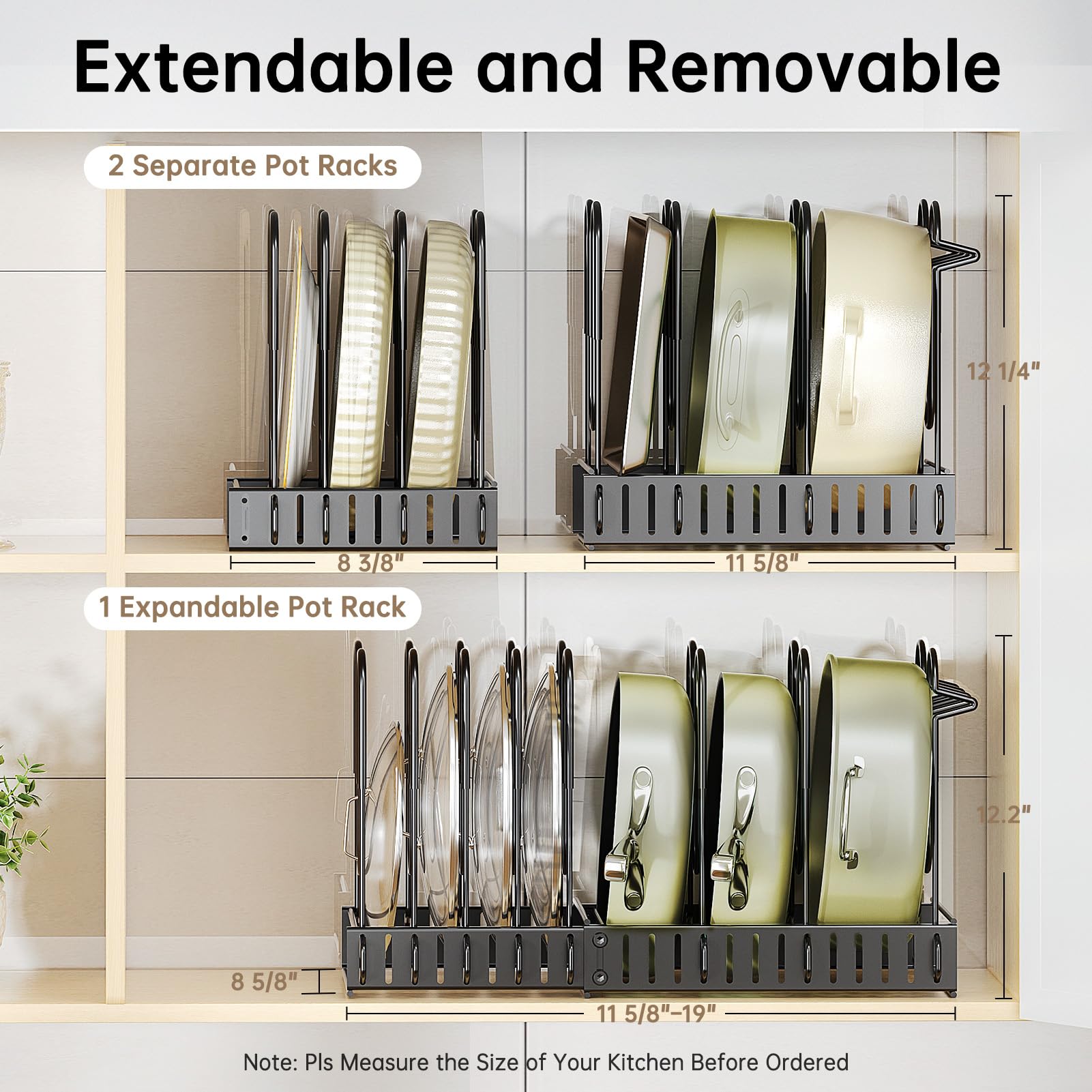 ORDORA tool-free assembly single-sided vertical keeps countertop tidy.