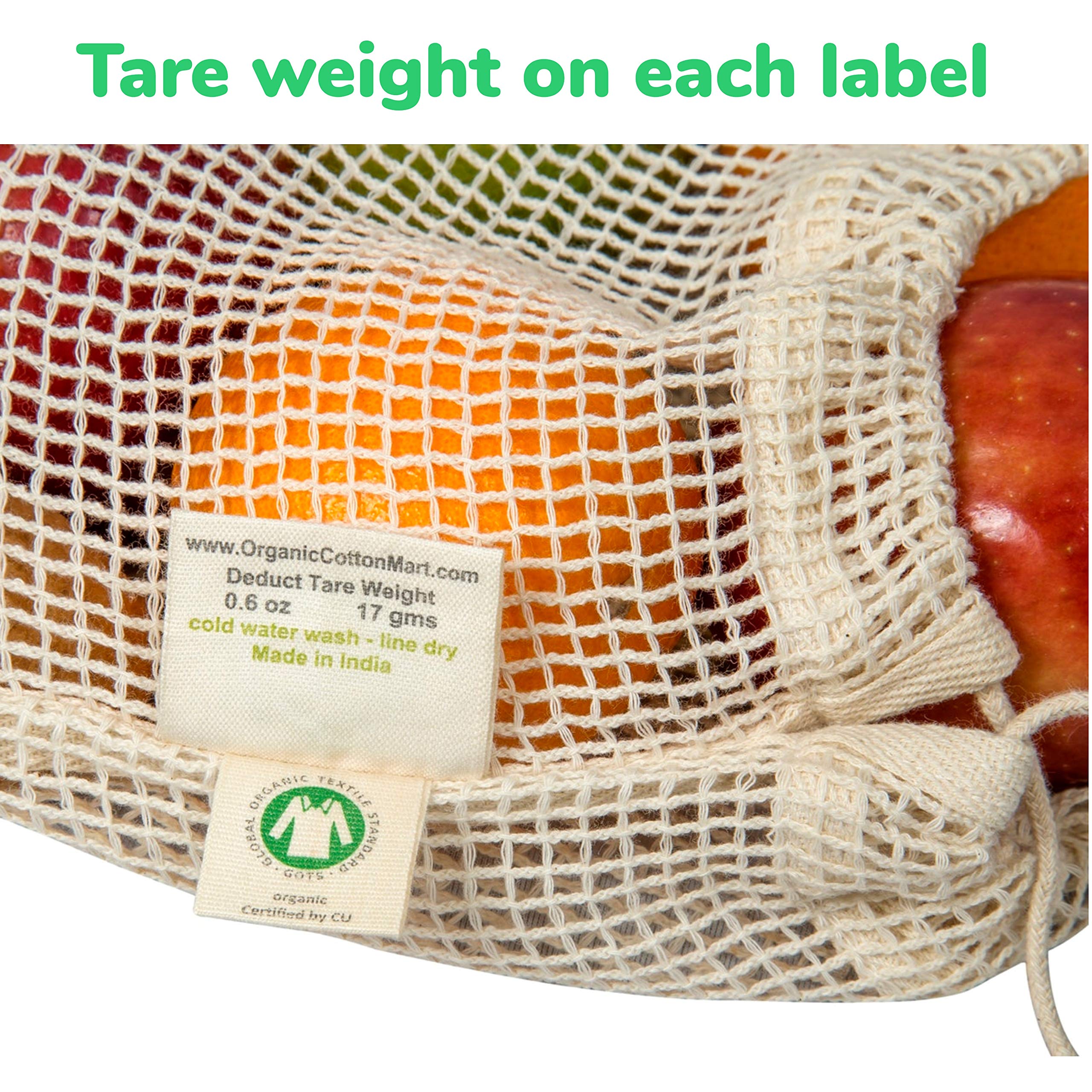 Organic Cotton Mart six-pack includes sizes L M S for flexibility