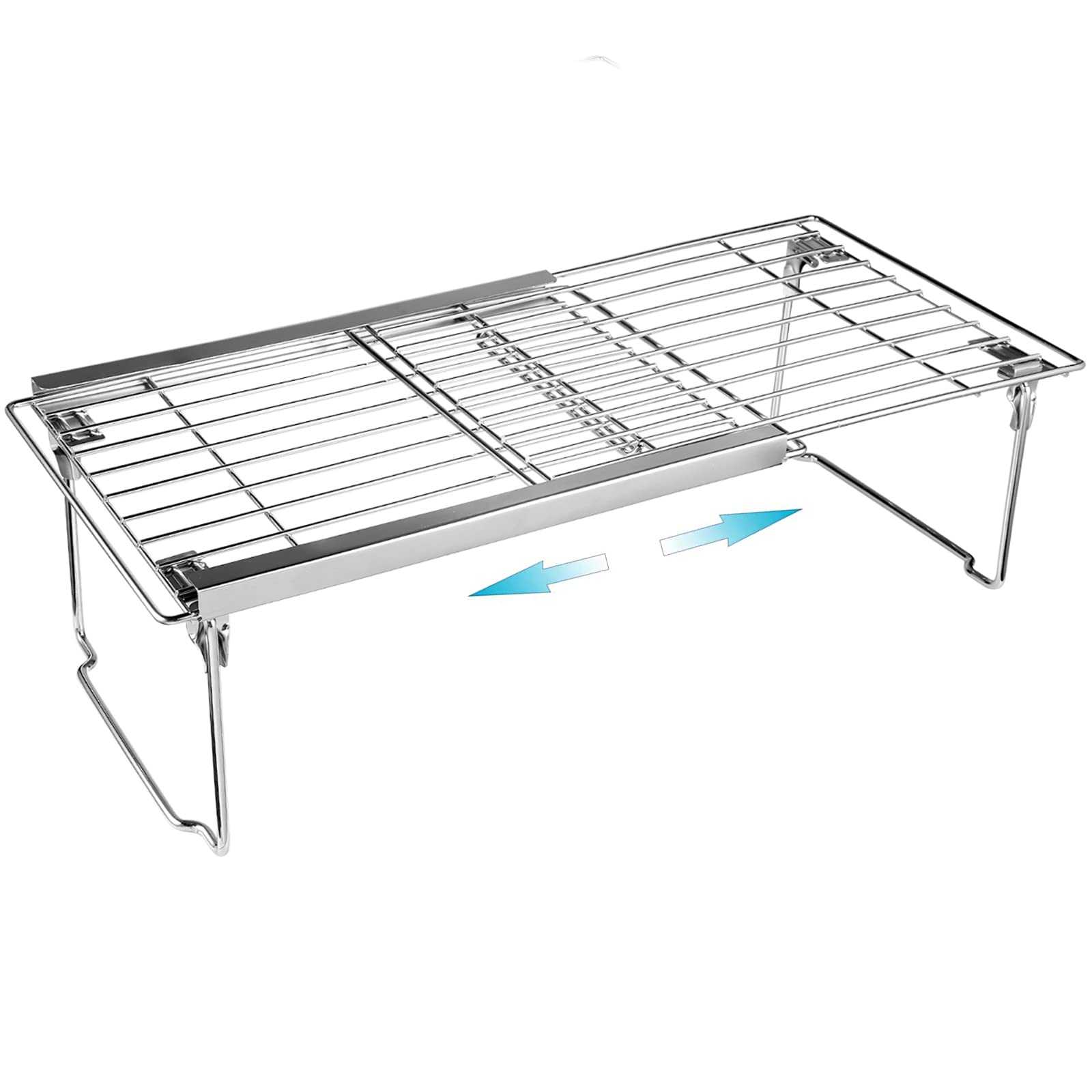 Orgneas expandable shelf extended length fits 15.8-22 inches for versatile cabinet spacing.
