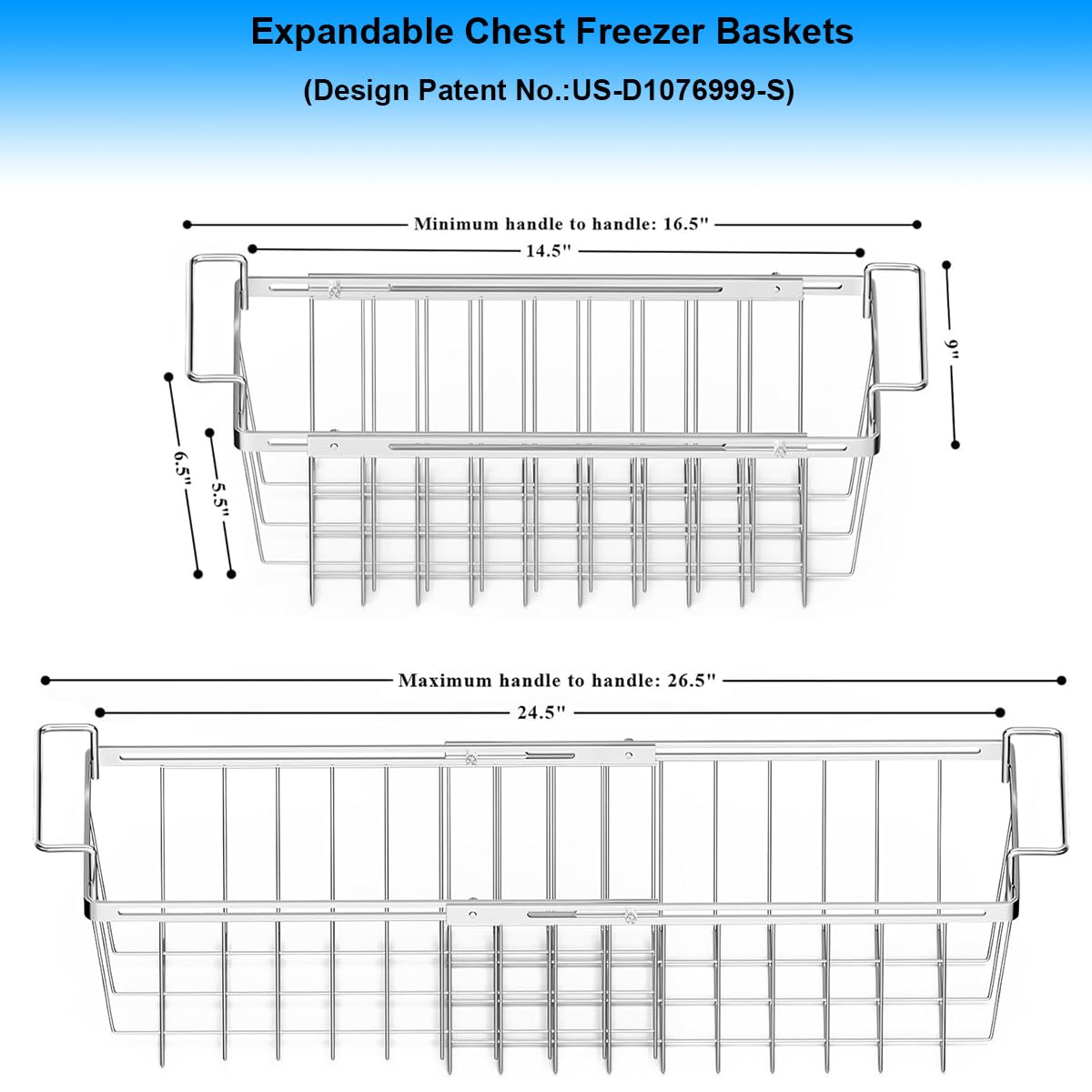 Orgneas Freezer Basket doubles as over-sink dish drying rack