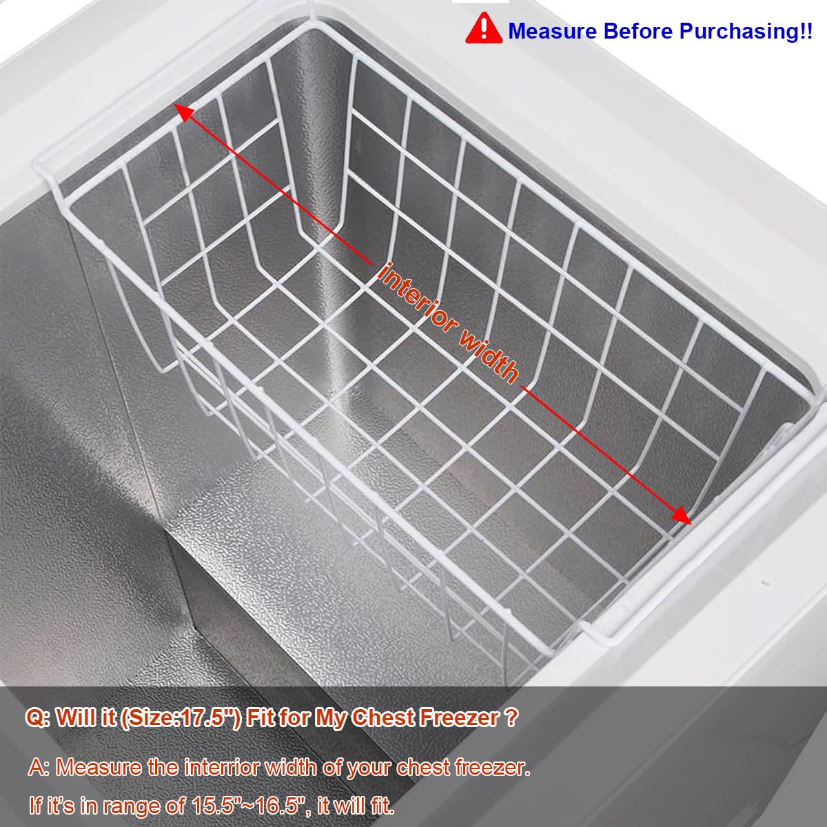 Orgneas freezer bins open view demonstrates quick item retrieval.