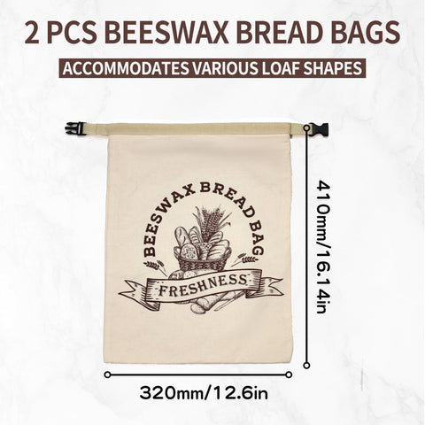 Orlithia bread bag snap closure closeup for quick access.