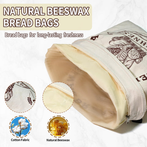 Orlithia two-pack bread bags ideal for home baking.