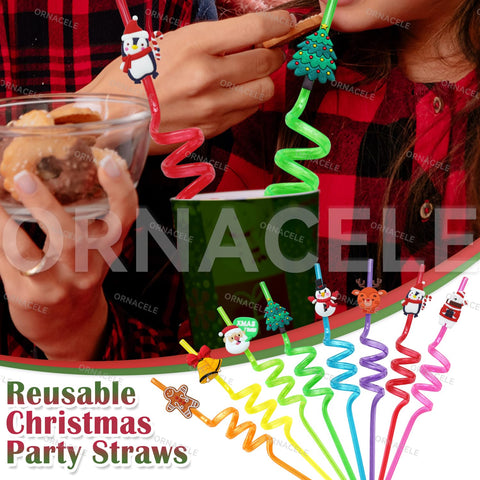 ORNACELE snowman topper straw brightens hot cocoa moments.