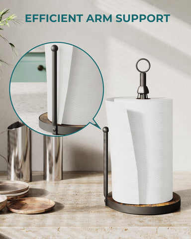 OROPY Anti-Scratch Countertop protects surfaces while towels roll smoothly.