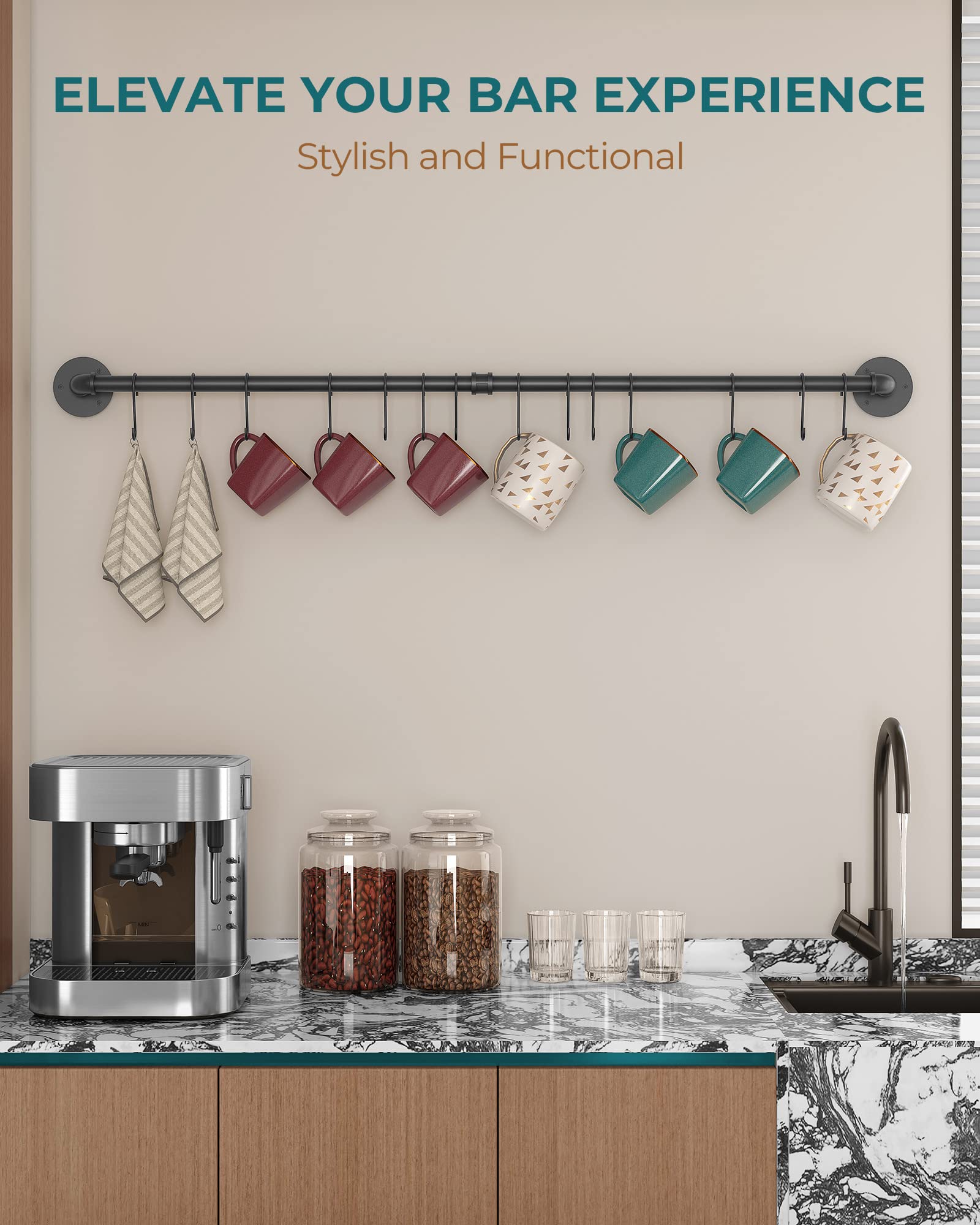 OROPY compact design keeps countertops clear.