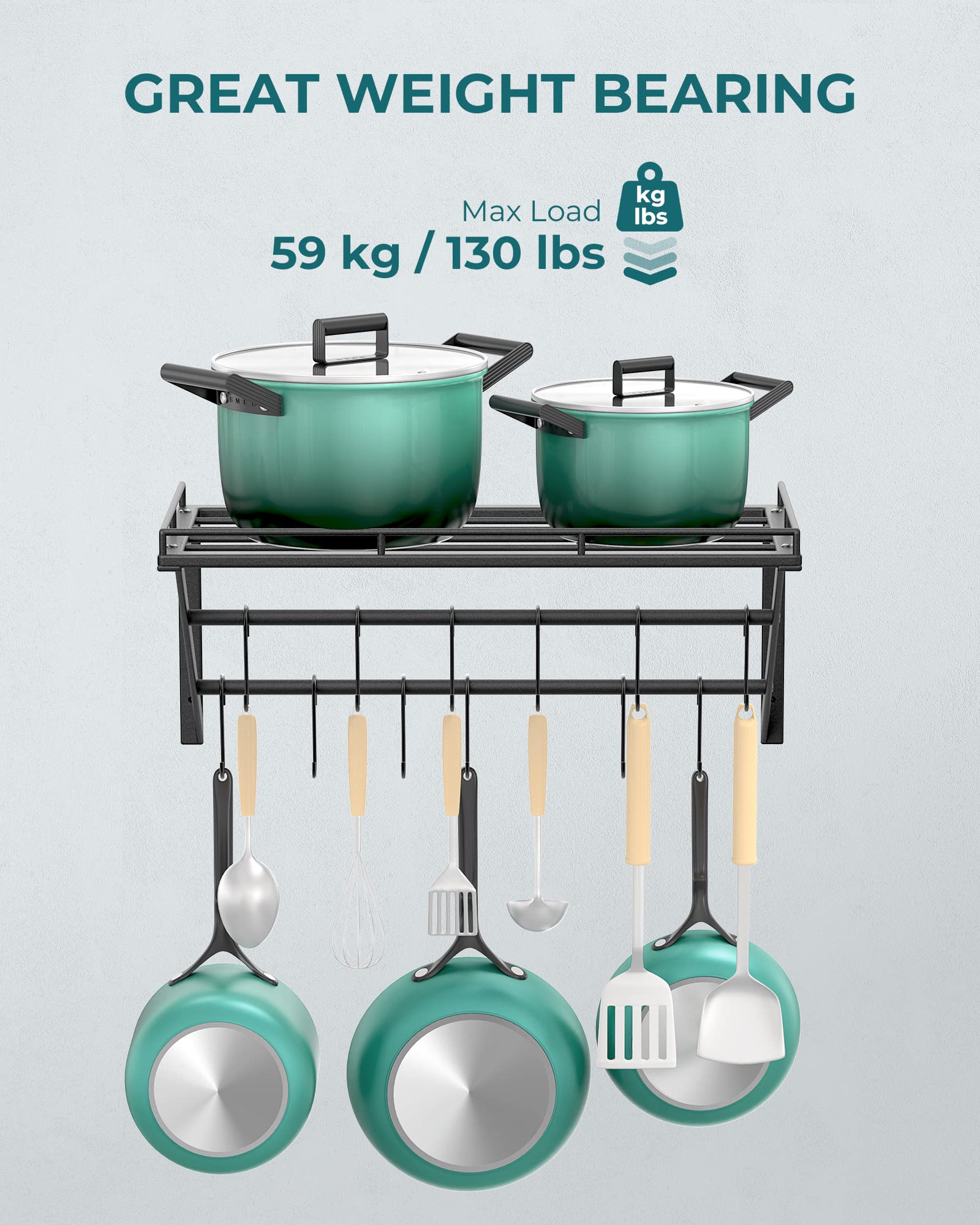 OROPY durable iron construction with powder coating for long-lasting storage