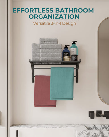 OROPY versatile rack adapts to study, bathroom, balcony, or living room