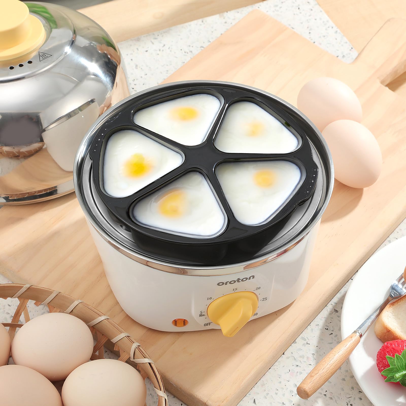 oroton compact modern design fits cleanly on any countertop.