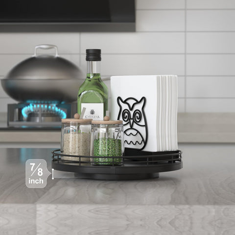 Oroyutor 360° rotation enables effortless access to items.