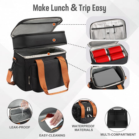 Orylia collapsible snack container saves space when not in use.