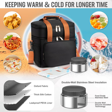 Orylia leakproof lunchbox lids prevent leaks during transport.