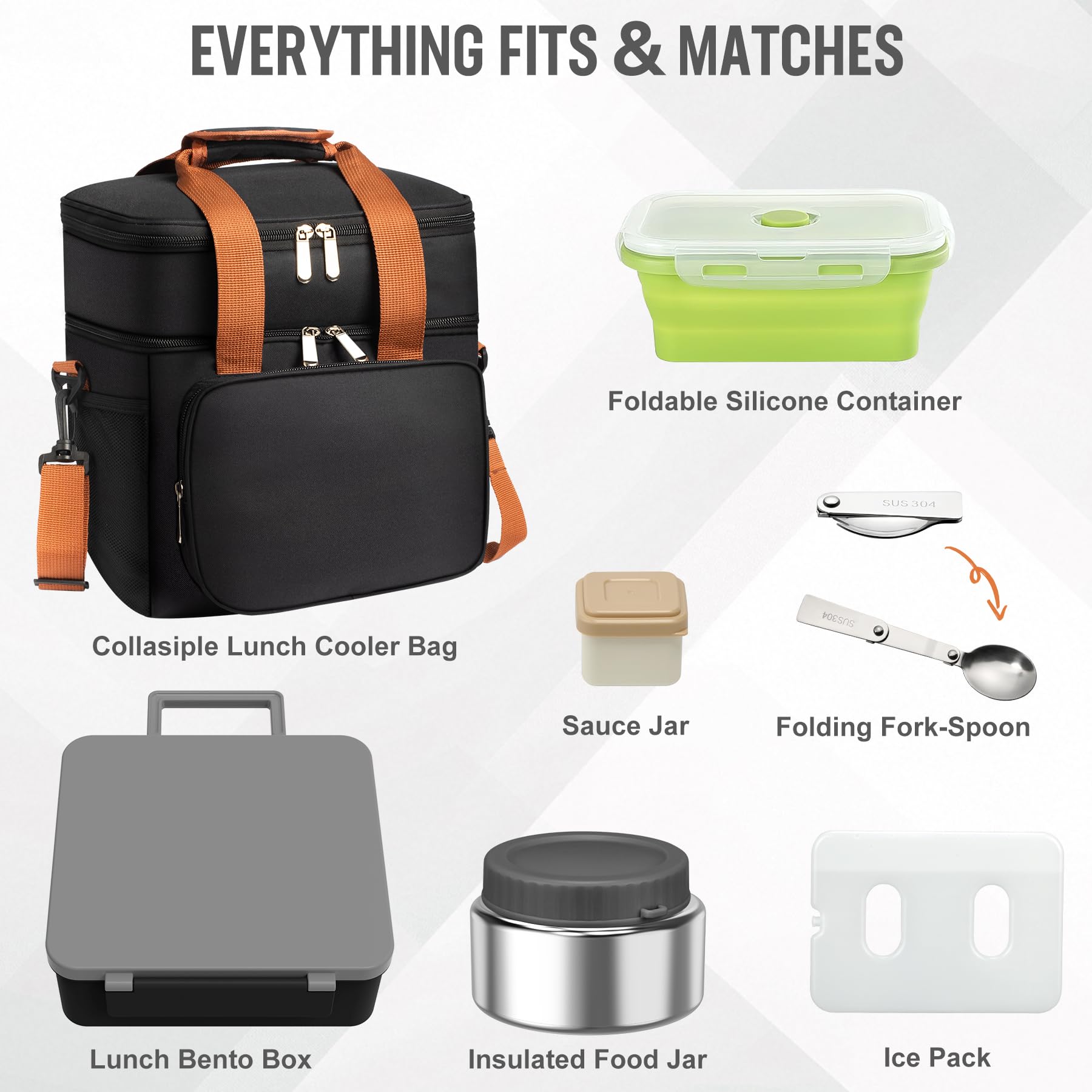 Orylia stainless steel thermo jar adds durable, reusable food space.