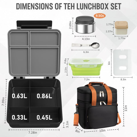 Orylia thermo food jar preserves hot or cold meals for hours.