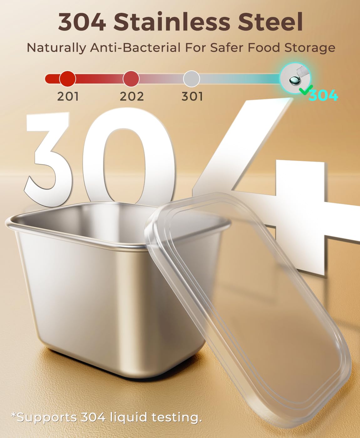 Osfel Snackle Box stainless steel compartments for durable, stain-resistant storage.