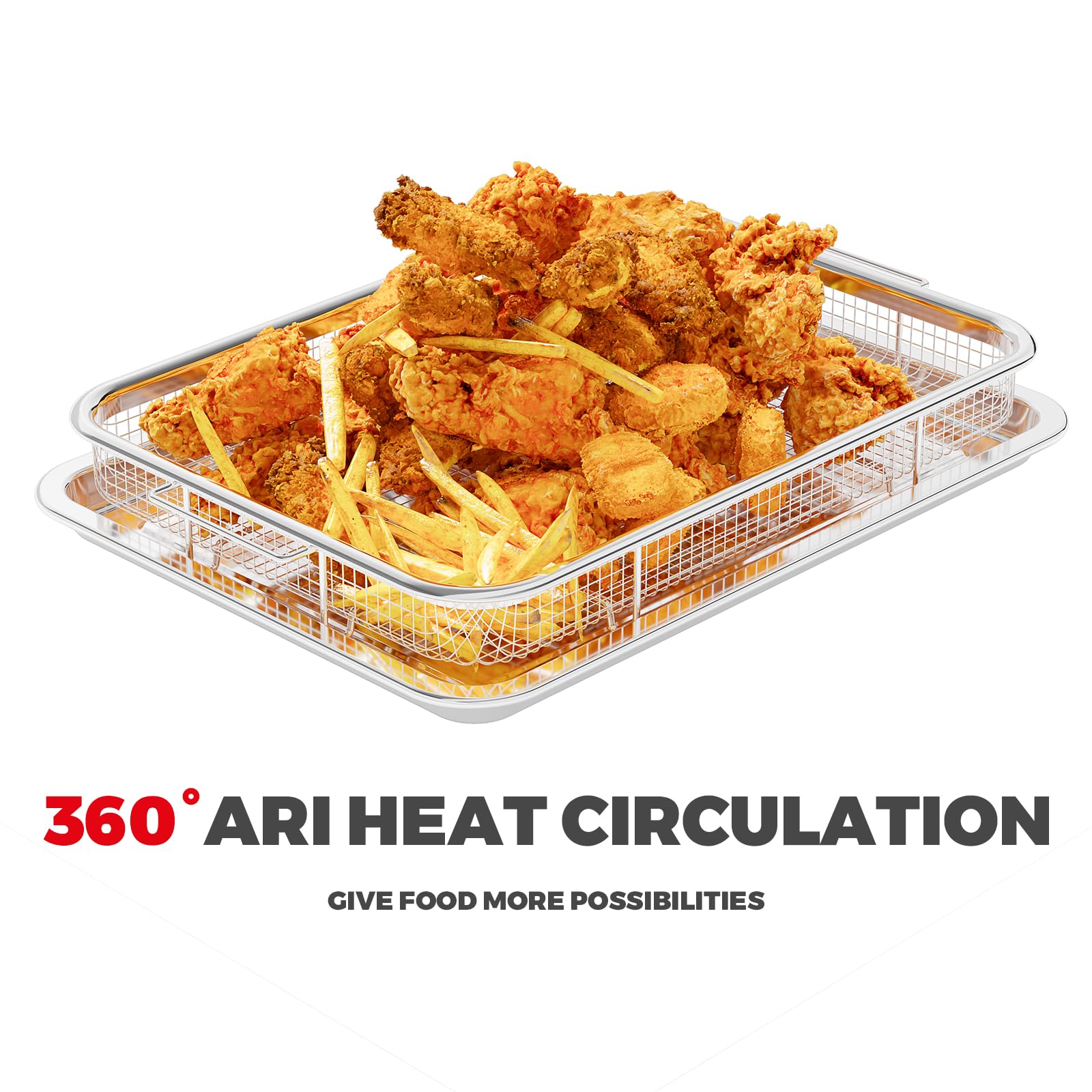 OSJ COOK stainless steel baking tray for durable roasting