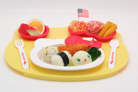 OSK Hello Kitty spoon and fork set for easy, fun mealtime.