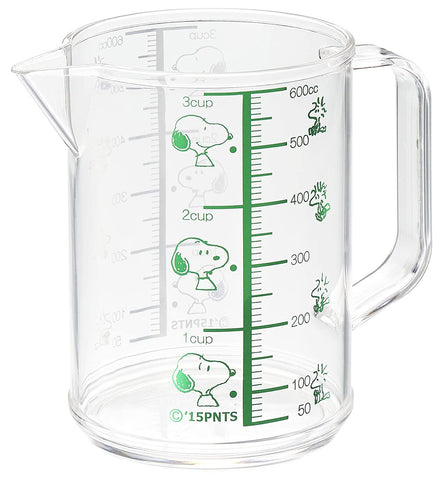 OSK MC-2 measuring cup with Snoopy and Woodstock graphic for playful measurements