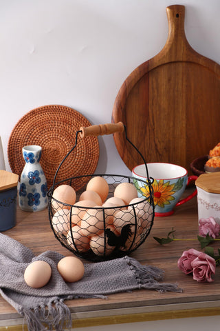 oskas gift idea wire basket for housewarming or wedding celebrations.