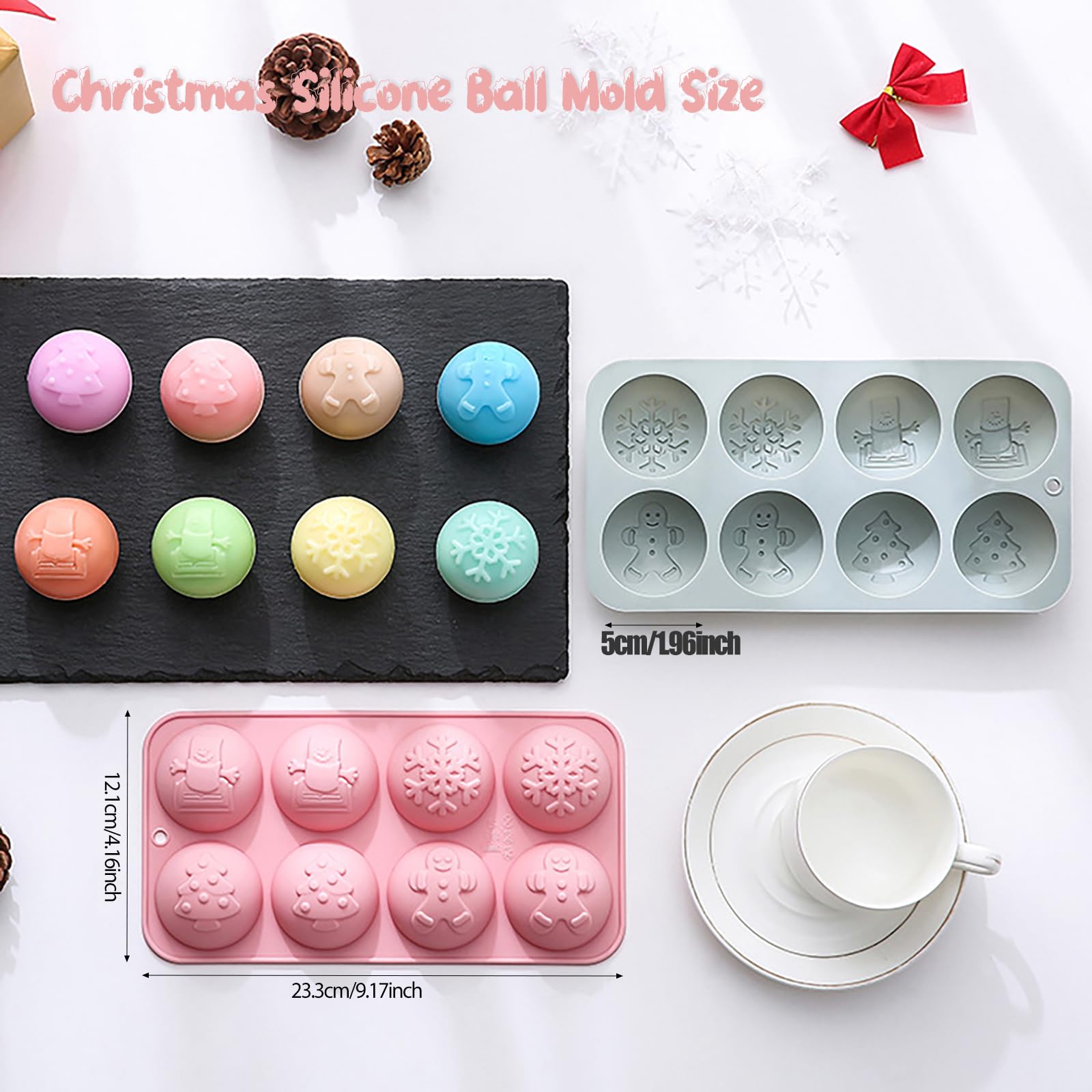 Oskrieel snowflake silicone mold for festive chocolates and soaps.