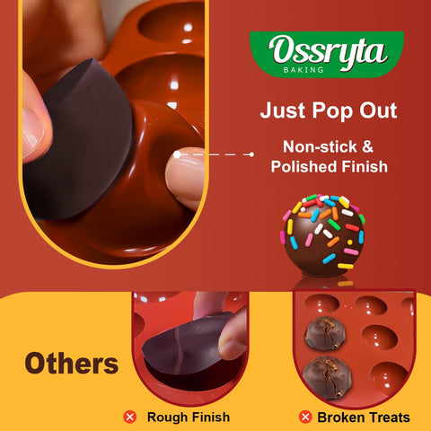 Ossryta 24-cavity molds for large batches of candies and jellies.