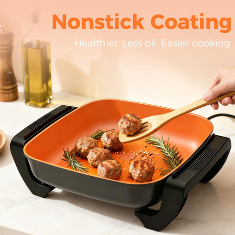 OSTBA cast aluminum base ensures even heat distribution for consistent results
