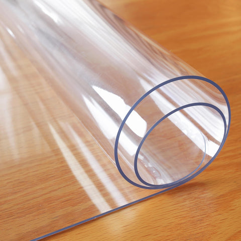 OstepDecor cut-to-fit protector adapts to corners and oval tables.