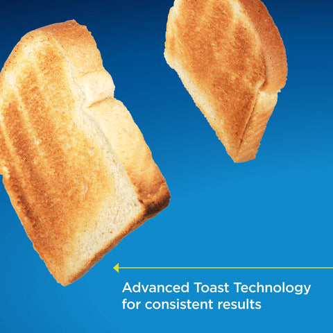 Oster toaster controls panel demonstrates seven shade settings for precise browning