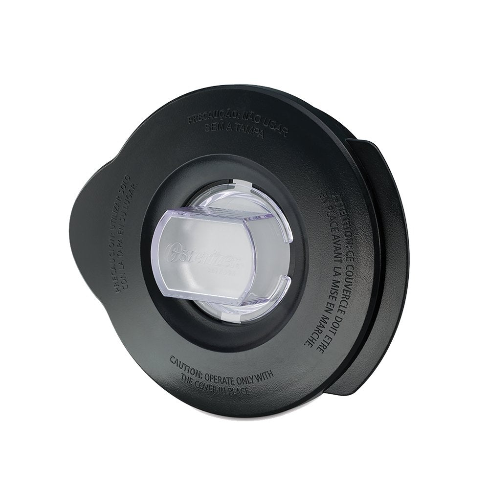 Oster removable filler cap with 2 oz measuring cup for quick filling.