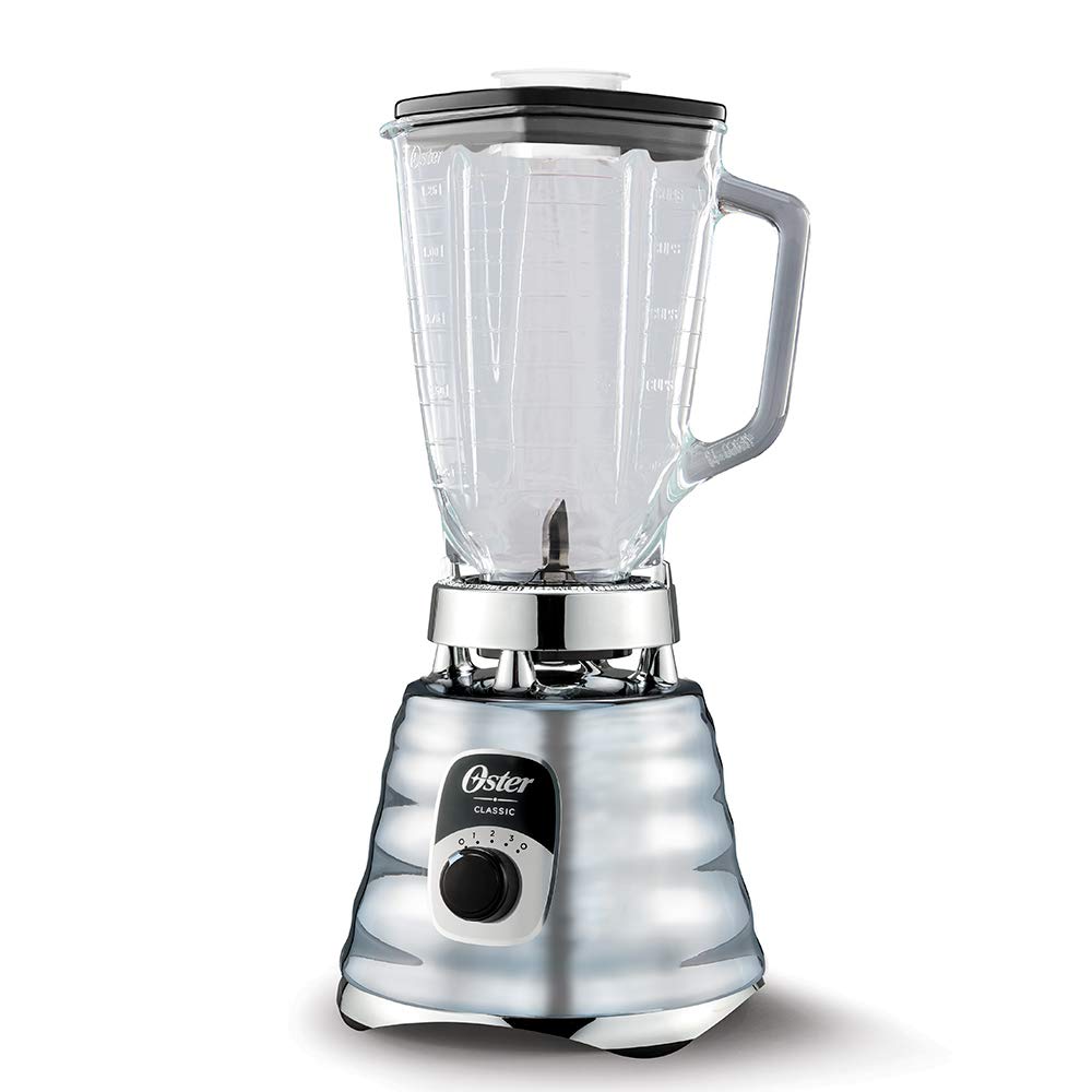 Oster Original 3-Speed Chrome Blender control dial showing options