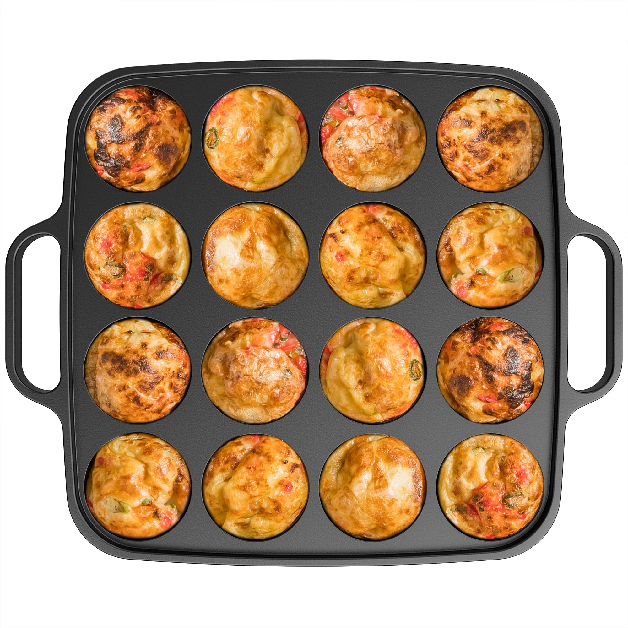 Otafuku takoyaki plate 16 holes for quick, even-cooking batches.