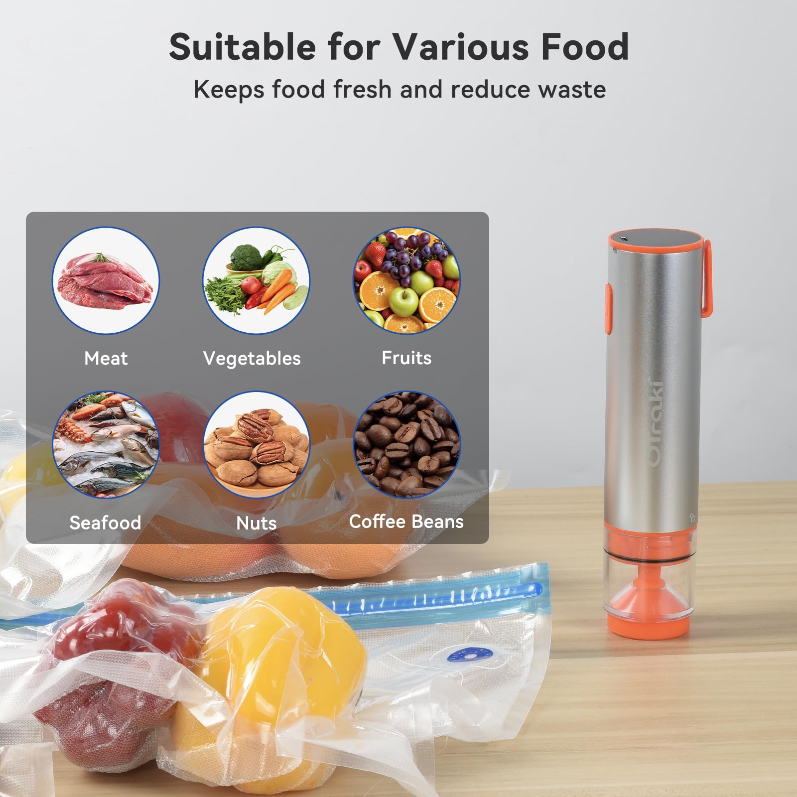 OTraki accessories kit for versatile sealing at home, outdoors, or on the go.