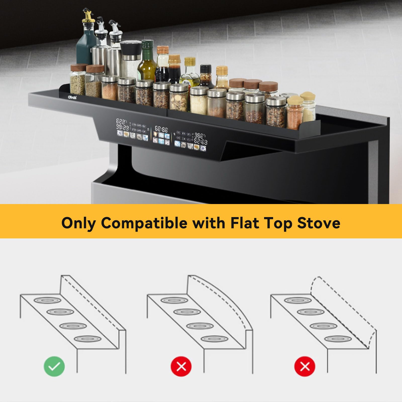 OTraki fits most stoves and compatible metal surfaces