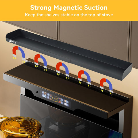 OTraki four side baffle design prevents bottle slips during cooking