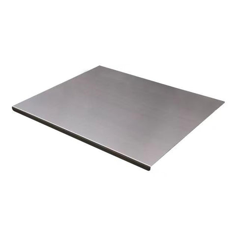 OTAVILEM stainless steel cutting board viewed from above for precise chopping