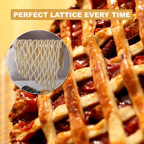 Otawe beef Wellington decorating tool adds elegant lattice accents.