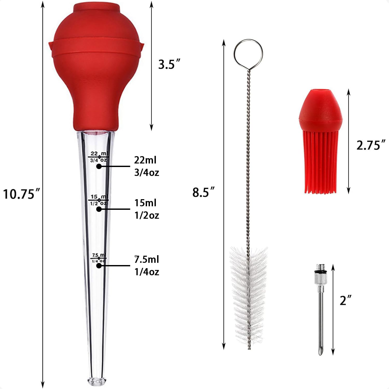 Otempo basting brush head for thorough, mess-free mixing.