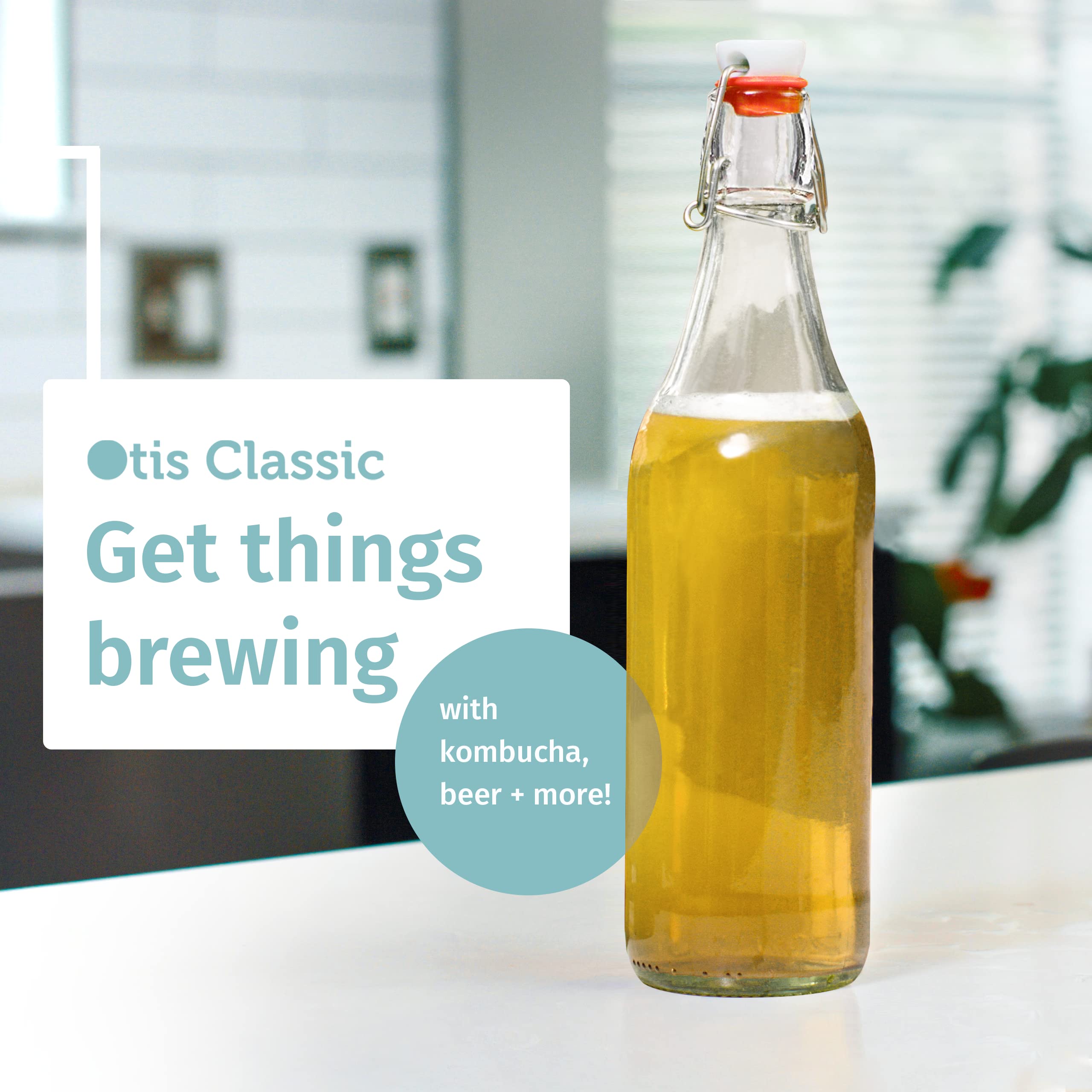 Otis Classic decorative bottle for eggnog or lemonade service