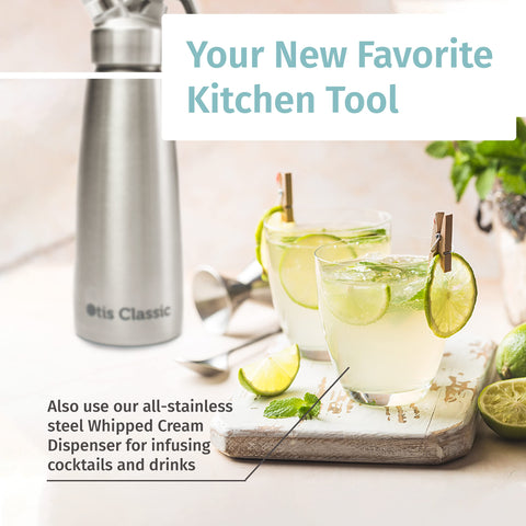 Otis Classic nitro cold brew foam and mousse preparation ideas