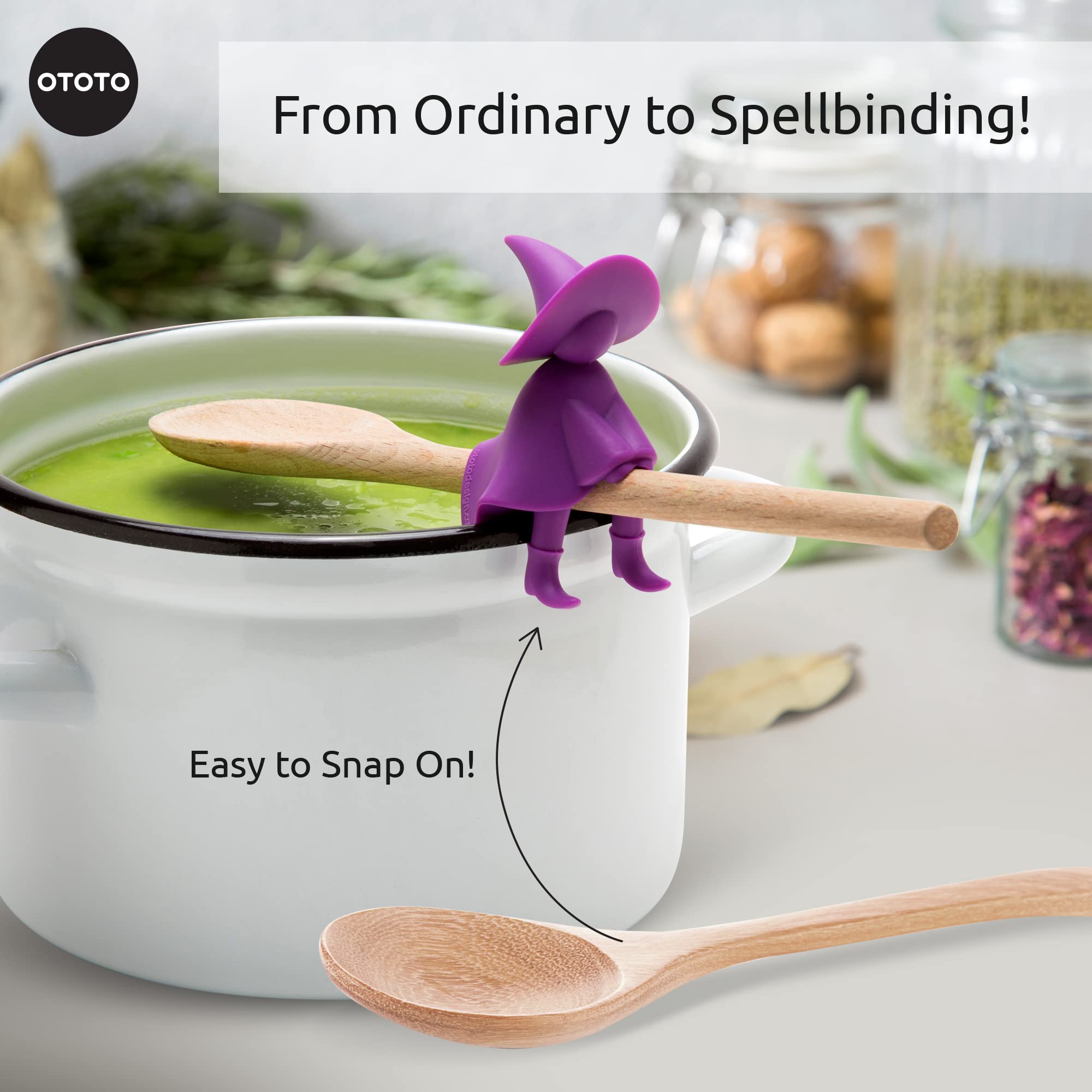 OTOTO Agatha spoon rest is dishwasher safe for quick cleanup.