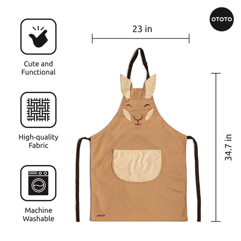 OTOTO Aproo brown kitchen apron makes a fun gift idea
