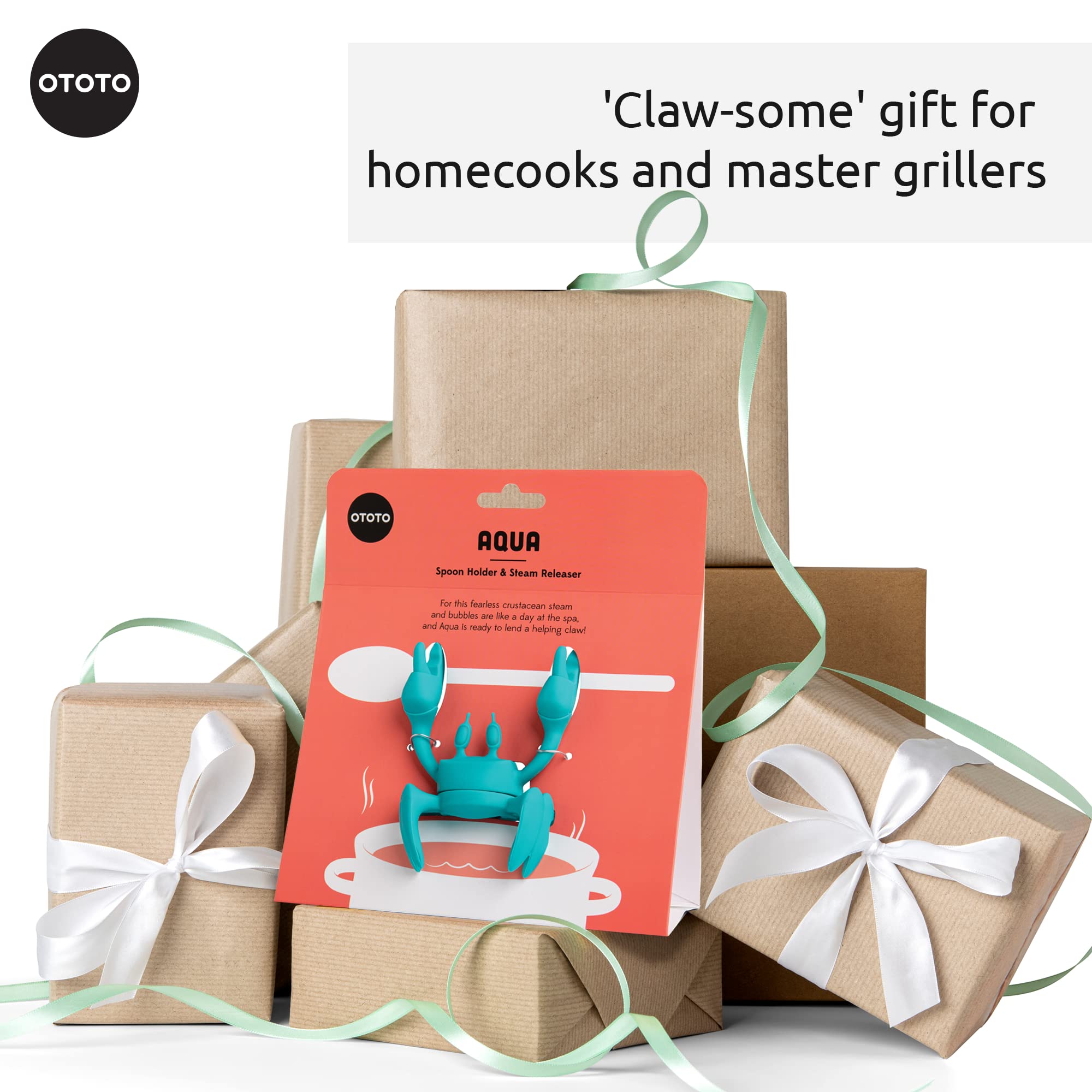 OTOTO Aqua the Crab adds a playful, functional touch to kitchens.