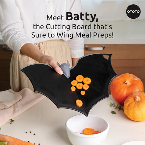 OTOTO Batty non-slip bottom stabilizes on counters.
