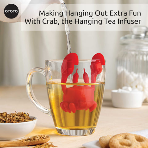 OTOTO Crab Tea Infuser dishwasher-safe design for quick cleanup