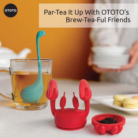 OTOTO Crab Tea Infuser cute kitchen gadget doubles as a gift