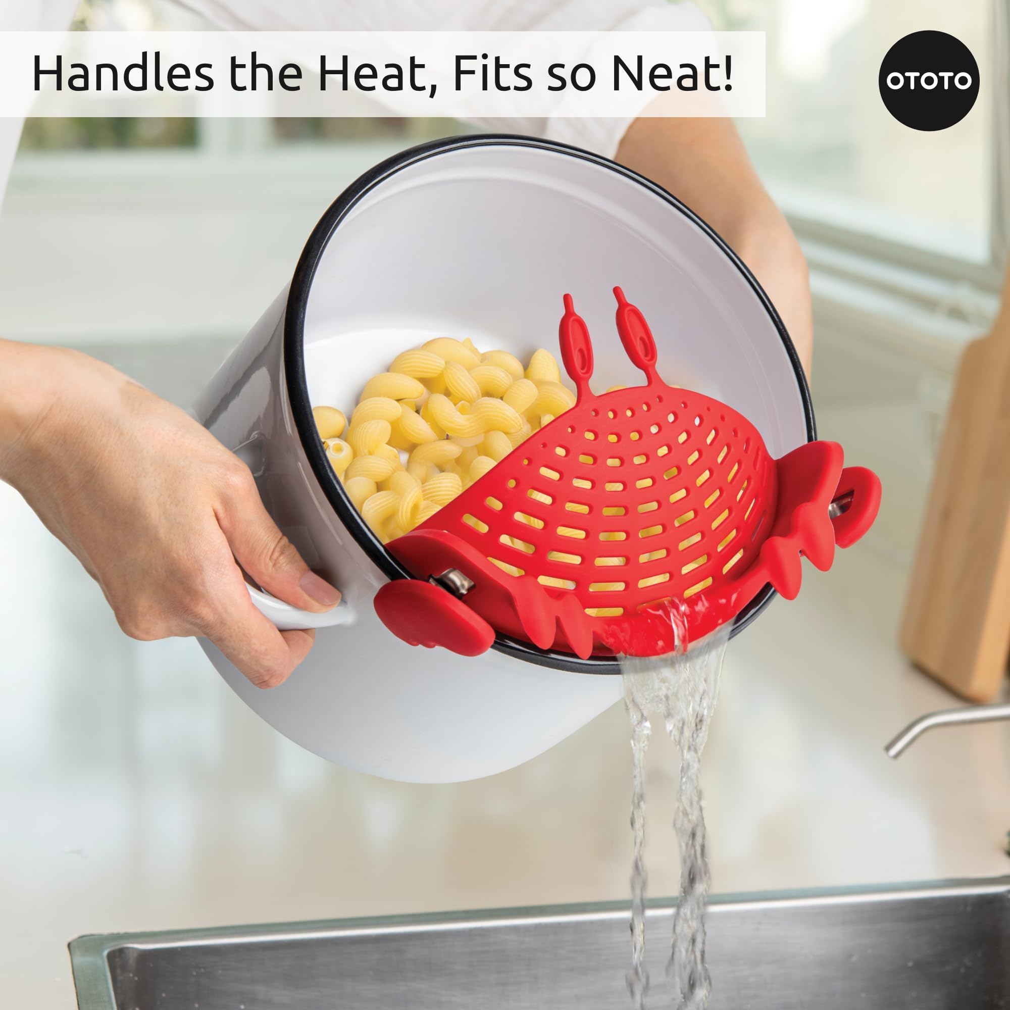OTOTO Crabby BPA-free and dishwasher-safe for easy cleanup.