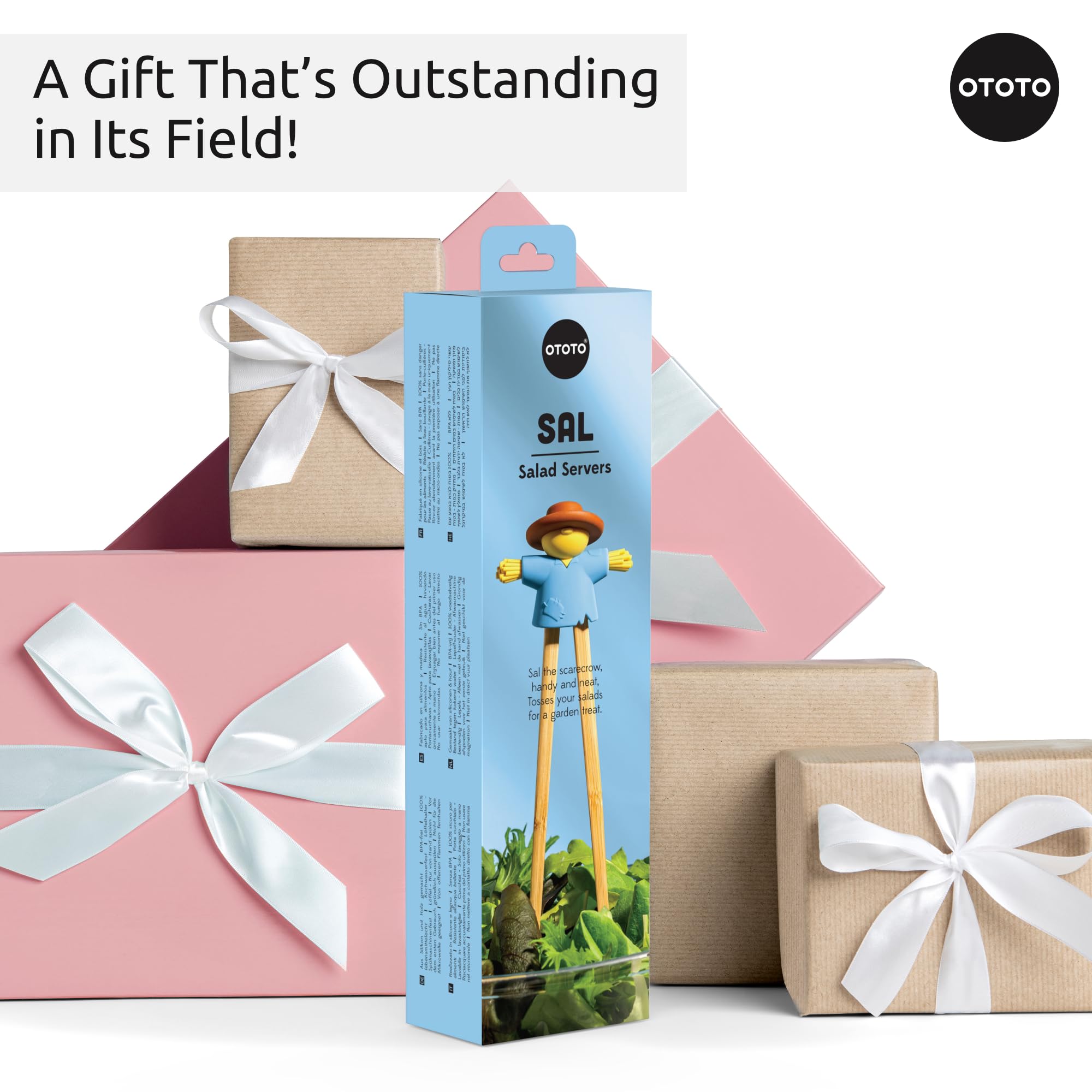 OTOTO farmhouse charm salad serving blue enhances table presentation