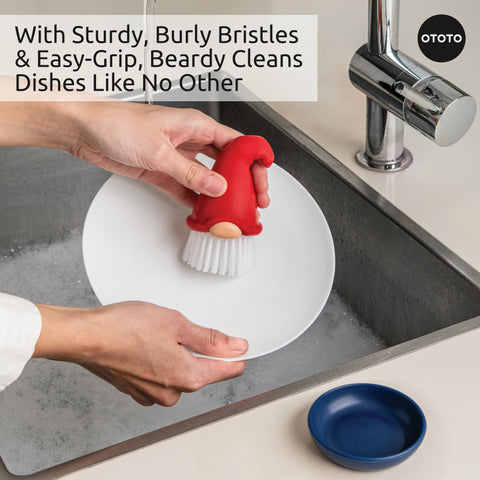 OTOTO Beardy Gnome kitchen gadget highlights fun yet practical dishwashing aid